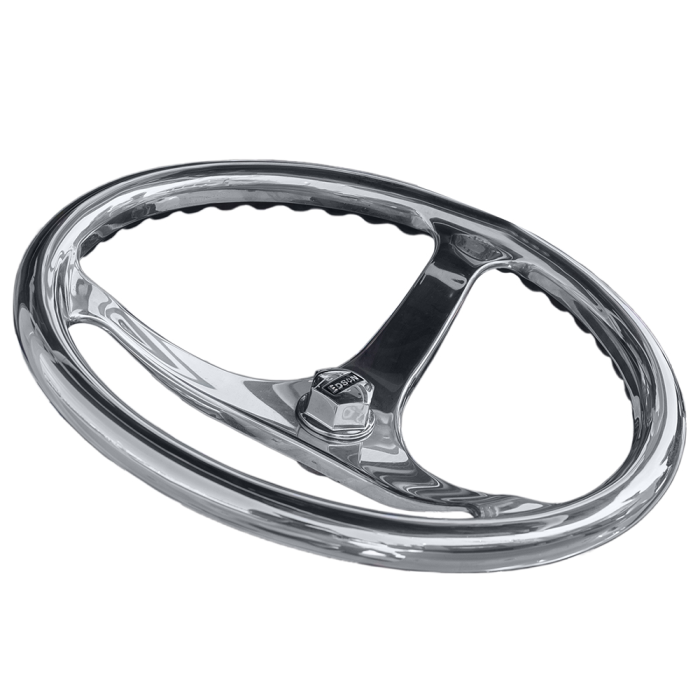 Edson 13 SS ComfortGrip PowerWheel Steering Wheel - Polished - Fits 3/4 Tapered Shaft