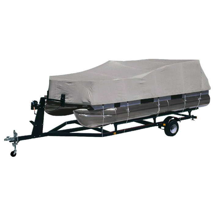 Dallas Manufacturing Co. Heavy-Duty 300 D Polyester Pontoon Cover - Fits 17' - 20' w/Beam Width to 102