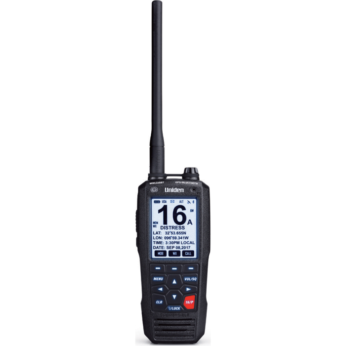 Uniden Uniden MHS335BT Handheld VHF Radio w/GPS & Bluetooth - $199.99 at Everest