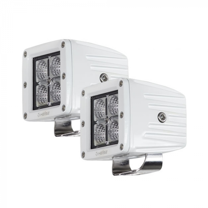 Heise Led Lighting Systems HEISE 4 LED Marine Cube Light w/Harness - 3 - 2 Pack - $322.00 at Everest