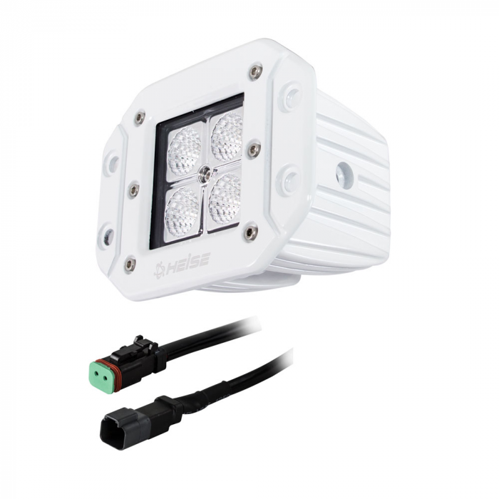 Heise Led Lighting Systems HEISE 4 LED Marine Cube Light - Flush Mount - 3 - $139.00 at Everest