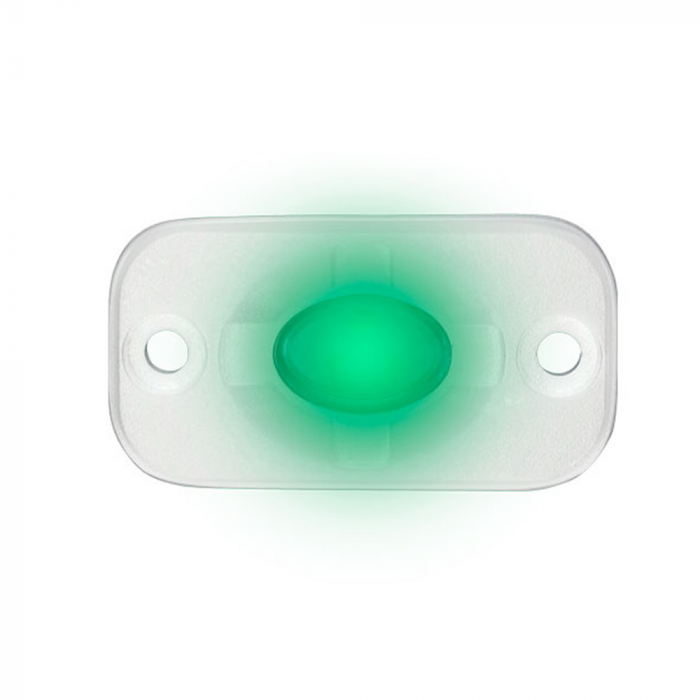 Heise Led Lighting Systems HEISE Marine Auxiliary Accent Lighting Pod - 1.5 x 3 - White/Green - $79.00 at Everest