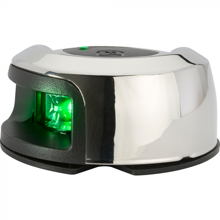 Attwood Marine Attwood LightArmor Deck Mount Navigation Light - Stainless Steel - Starboard (green) - 2NM - $53.99 at Everest