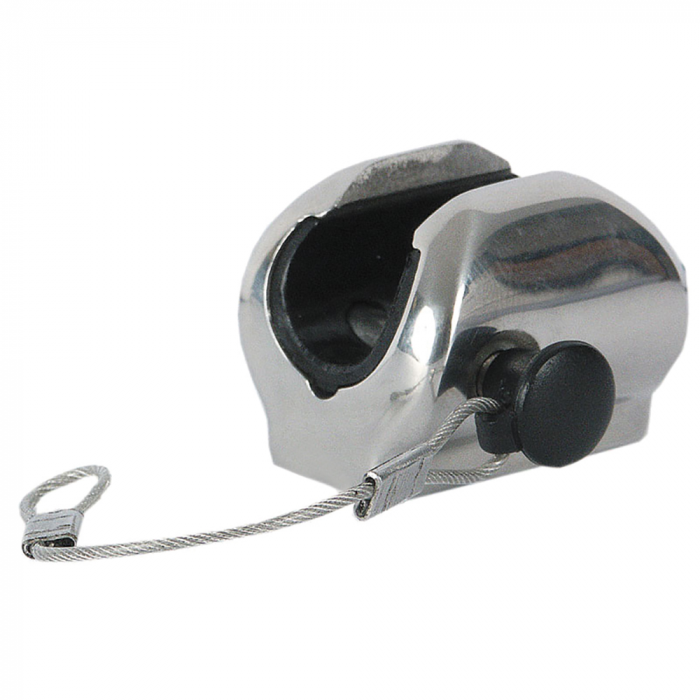 TACO Flat Deck Hinge w/Pin & Lanyard - Fits 7/8 Tube