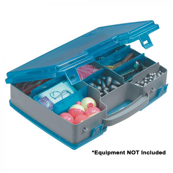 Plano Plano Double-Sided Adjustable Tackle Organizer Large - Silver/Blue - $14.99 at Everest