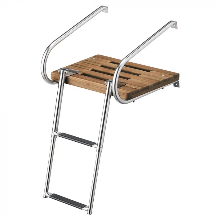 Whitecap Whitecap Teak Swim Platform w/2-Step Telescoping Ladder f/Boats w/Inboard/Outboard Motors - $426.49 at Everest
