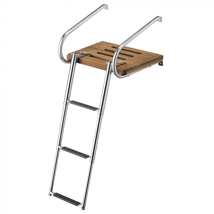 Whitecap Whitecap Teak Swim Platform w/3-Step Telescoping Ladder f/Boats w/Inboard/Outboard Motors - $464.49 at Everest