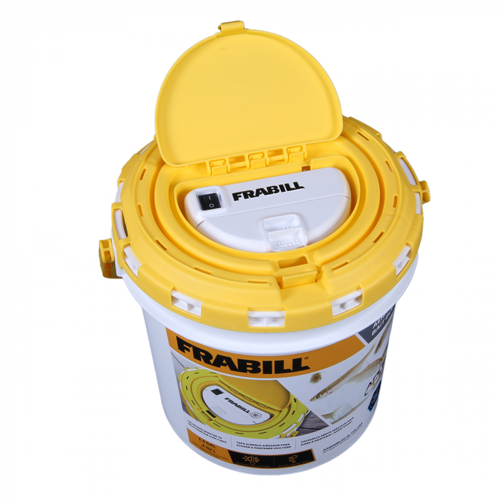 Frabill Frabill Dual Fish Bait Bucket w/Aerator Built-In - $37.99 at Everest