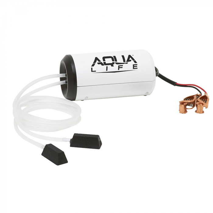 Frabill Aqua-LifeA(R) Aerator Dual Output 12V DC Greater Than 25 Gallons