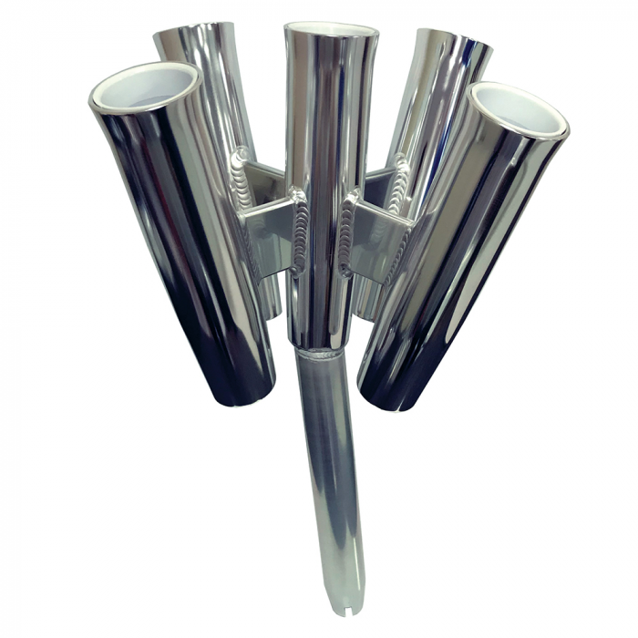 Tigress Tigress Five Rod Cluster - Bent Butt - Polished Aluminum - $430.99 at Everest