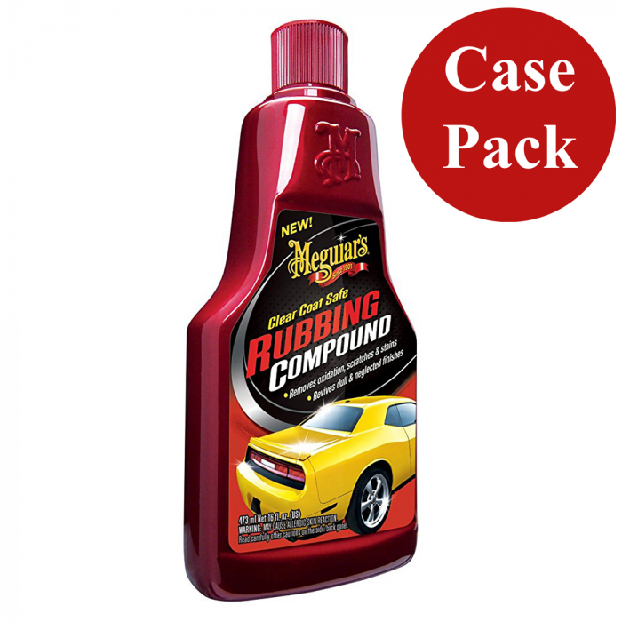 Meguiars Meguiar's Clear Coat Safe Rubbing Compound - 16oz *Case of 6* - $55.99 at Everest