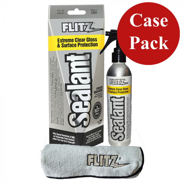 Flitz Flitz Ceramic Sealant Spray Bottle w/Microfiber Polishing Cloth - 236ml/8oz *Case of 6* - $188.52 at Everest