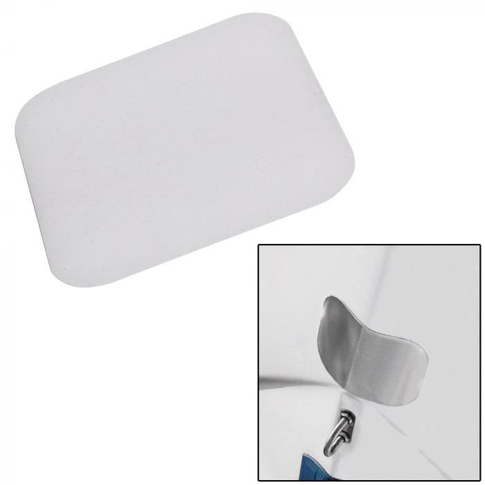 Megaware Megaware ScuffBuster(TM) Standard - 5.75 x 4.5 - Solid Bowguard - 22G - Stainless Steel - $21.95 at Everest