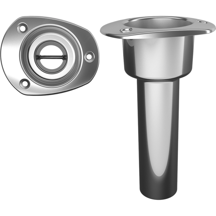 Everest Mate Series Stainless Steel 0Adeg Rod & Cup Holder - Open - Oval Top - $129.95 at Everest