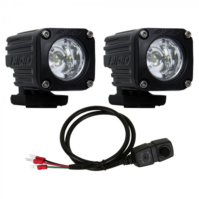 Rigid Industries RIGID Industries Ignite Motorcycle Kit Flood - High/Low - Black - $269.99 at Everest