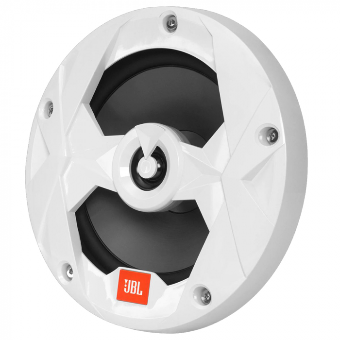 JBL MS8LW 8 450W Coaxial Marine Speaker RGB Illuminated White Grill - Pair - Club Series