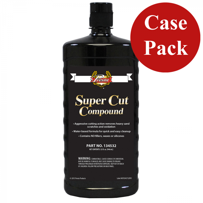 Presta Presta Super Cut Compound - 32oz - *Case of 12* - $515.64 at Everest