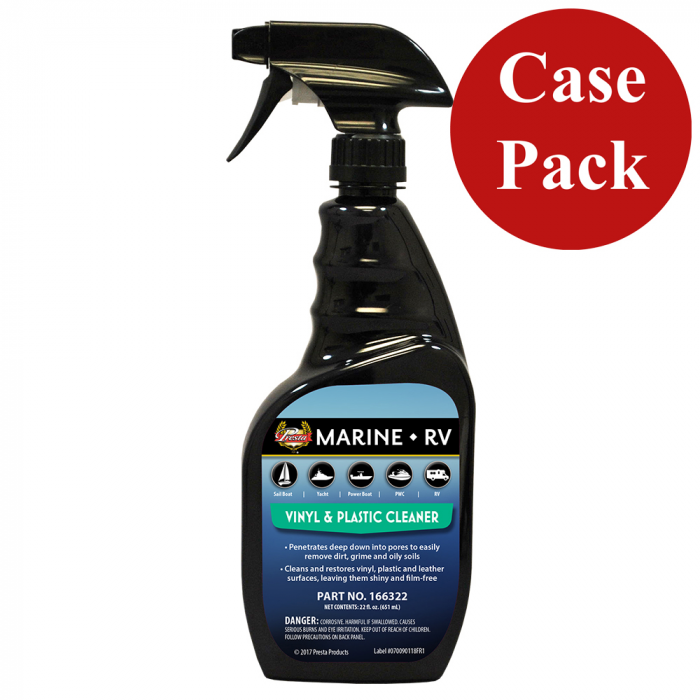 Presta Presta Marine Vinyl & Plastic Cleaner - 22oz - *Case of 12* - $179.64 at Everest