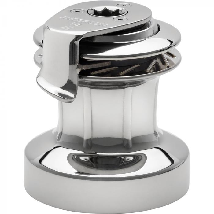 Andersen ANDERSEN 18 ST FS Self-Tailing Manual Single Speed Winch - Full Stainless - $729.00 at Everest