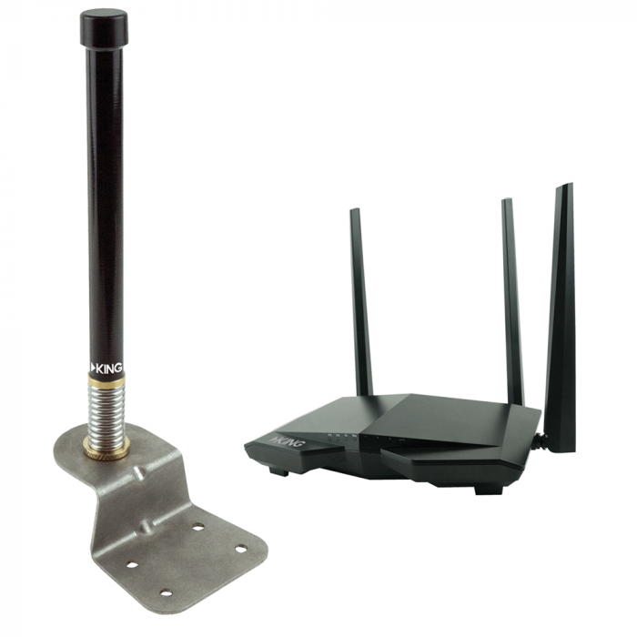 KING Swift(TM) Omnidirectional Wi-Fi Antenna w/KING WiFiMax(TM) Router/Range Extender