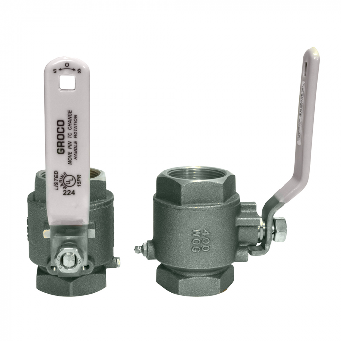 Groco GROCO 1-1/4 NPT Stainless Steel In-Line Ball Valve - $130.00 at Everest