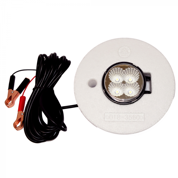 Hydrow Glow Hydro Glow FFL12 Floating Fish Light w/20' Cord - LED - 12W - 12V - White - $29.95 at Everest