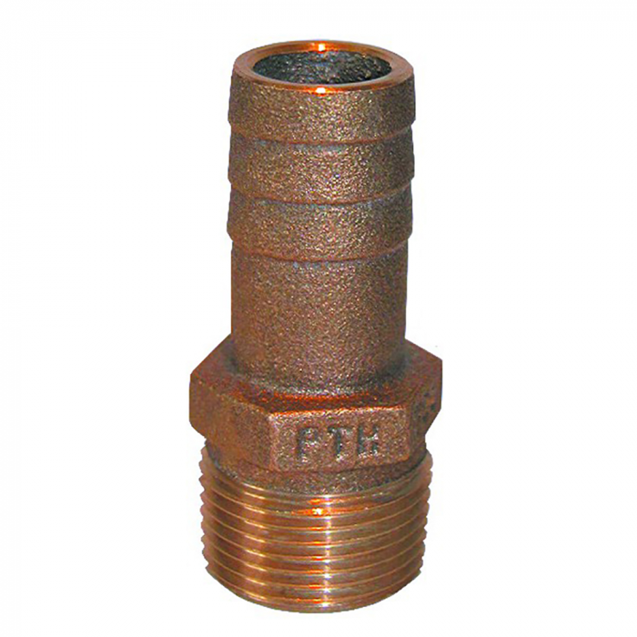 Groco GROCO 1 NPT x 1 ID Bronze Pipe to Hose Straight Fitting - $13.00 at Everest