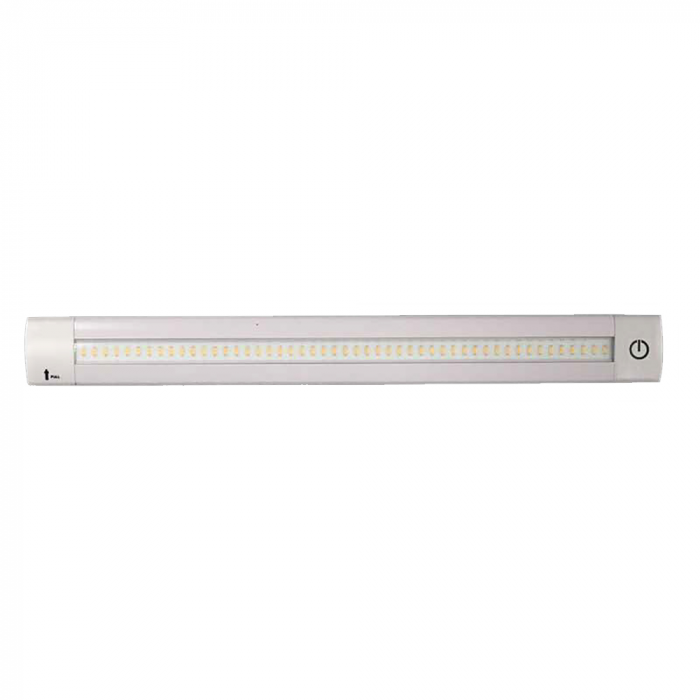Lunasea Adjustable Linear LED Light w/Built-In Dimmer - 12 Length, 12VDC, Warm White w/ Switch