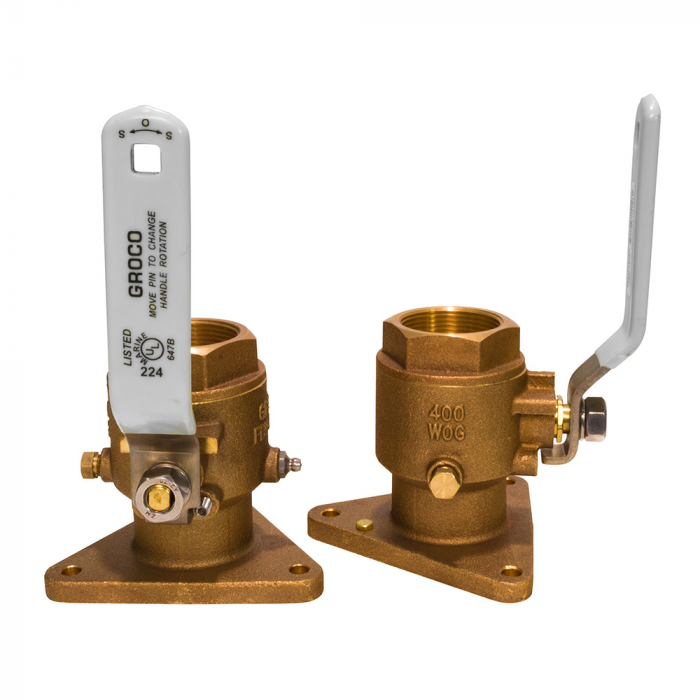 Groco GROCO 3/4 Bronze Tri-Flanged Ball Valve/Seacock - $80.00 at Everest