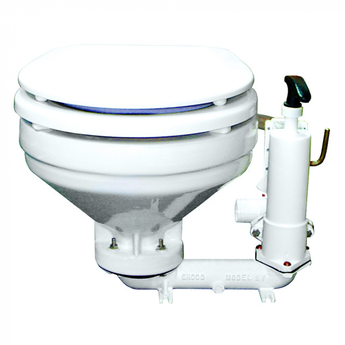 Groco GROCO HF Series Hand Operated Marine Toilet - $827.00 at Everest