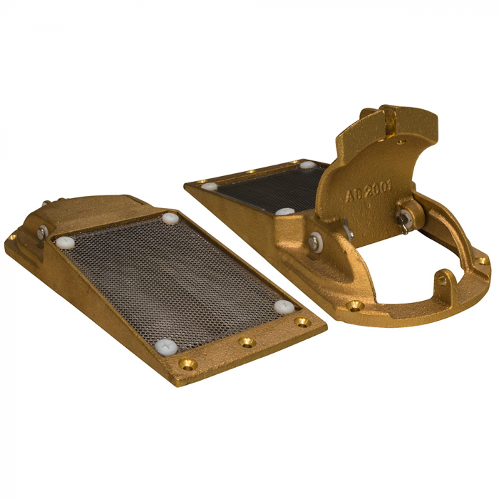 Groco GROCO Perforated Hull Strainer w/Access Door 1-1/4 Max Thru-Hull - $195.00 at Everest