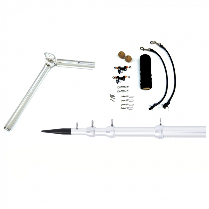 Tigress Tigress Rod Holder/Outrigger Telescoping System - 1-1/8 Mount - Silver - $1399.00 at Everest
