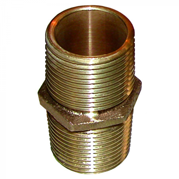 Groco GROCO Bronze Pipe Nipple - 1-1/2 NPT - $34.00 at Everest