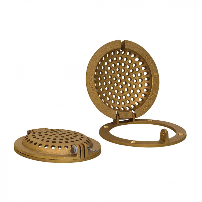 Groco GROCO Bronze Round Hull Strainer w/Access Door f/Up To 1 Thru-Hull - $79.00 at Everest
