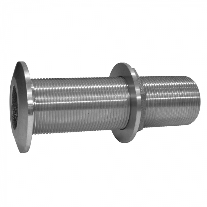 Groco GROCO 1 Stainless Steel Extra Long Thru-Hull Fitting w/Nut - $63.00 at Everest