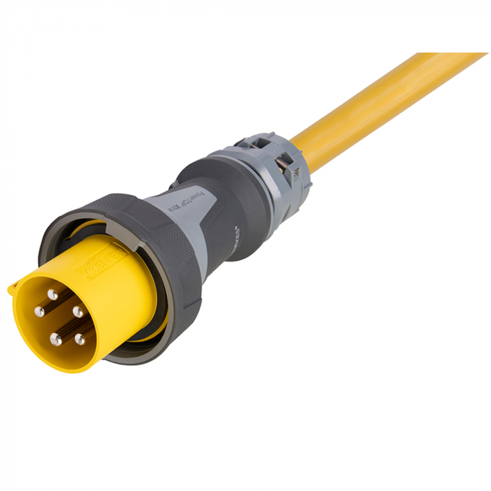 Marinco Marinco 100 Amp 120/208V 4-Pole, 5-Wire Shore Power Cable - No Neutral Wire - One-Ended Male Only Cord - Blunt Cut - 125' - $5208.84 at Everest