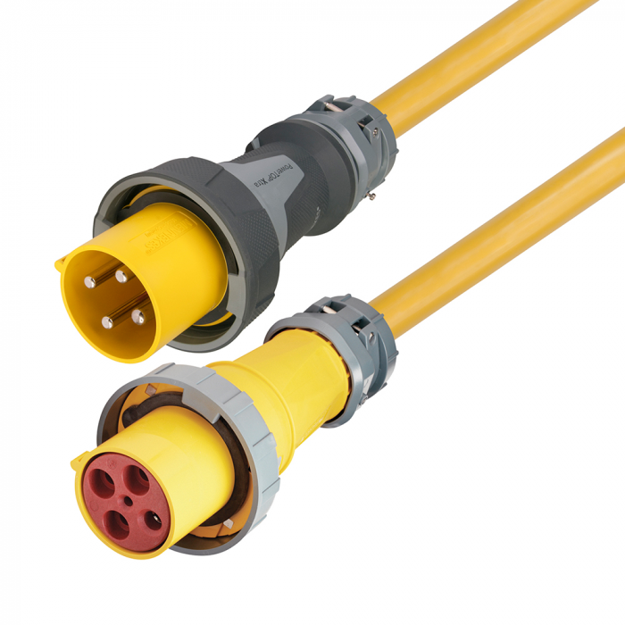 Marinco Marinco 100 Amp 125/250V 3-Pole, 4-Wire Cordset - No Neutral Wire - Plug & Connector - 100' - $5709.69 at Everest