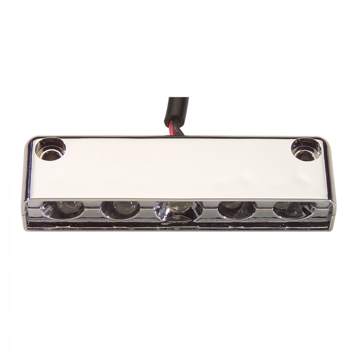 Innovative Lighting 5 LED Surface Mount Step Light - Green w/Chrome Case
