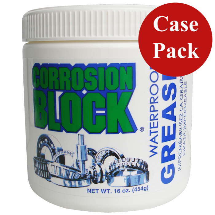Corrosion Block Corrosion Block High Performance Waterproof Grease - 16oz Tub - Non-Hazmat, Non-Flammable & Non-Toxic *Case of 6* - $149.99 at Everest