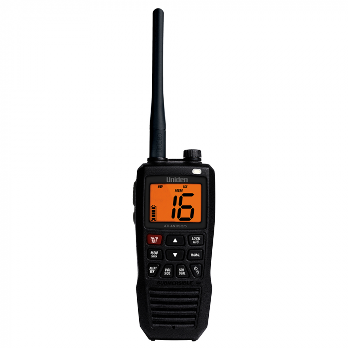 Uniden Uniden Atlantis 275 Floating Handheld VHF Marine Radio - $149.99 at Everest