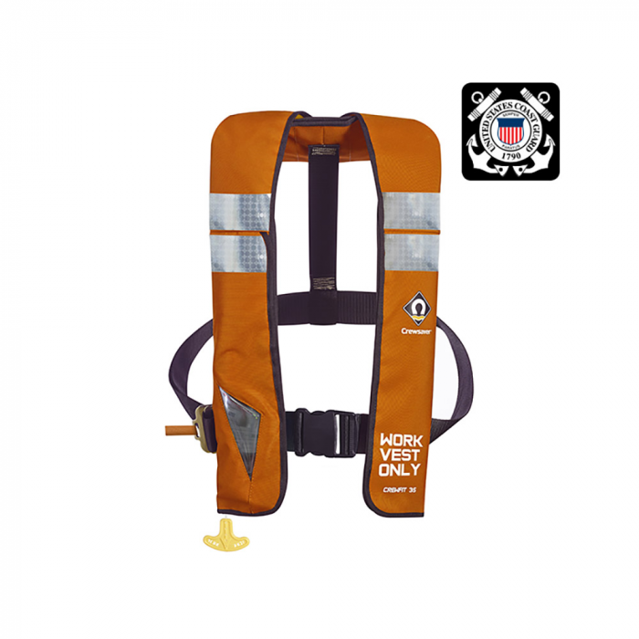 Crewsaver Crewsaver Crewfit 35 Commercial Automatic Work Vest PFD - $249.99 at Everest