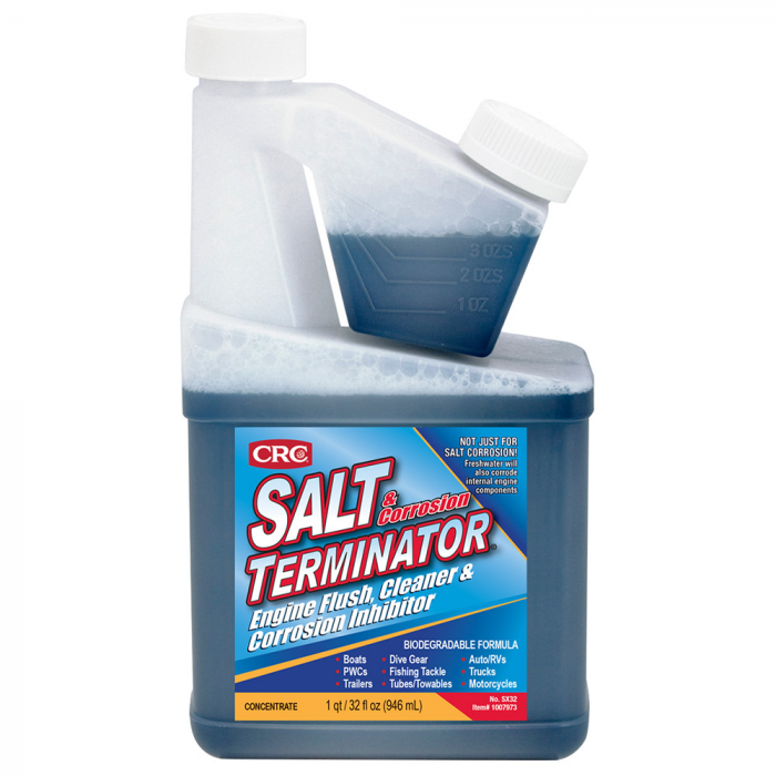 CRC SX32 Salt TerminatorA(R) Engine Flush, Cleaner & Corrosion Inhibitor - 32 FL Oz