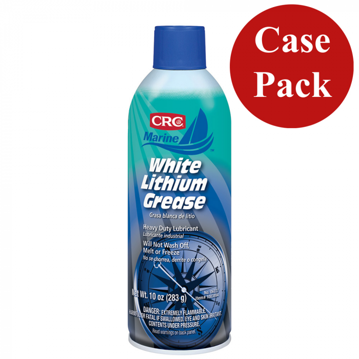CRC Marine White Lithium Grease - 10oz - #06037 *Case of 12
