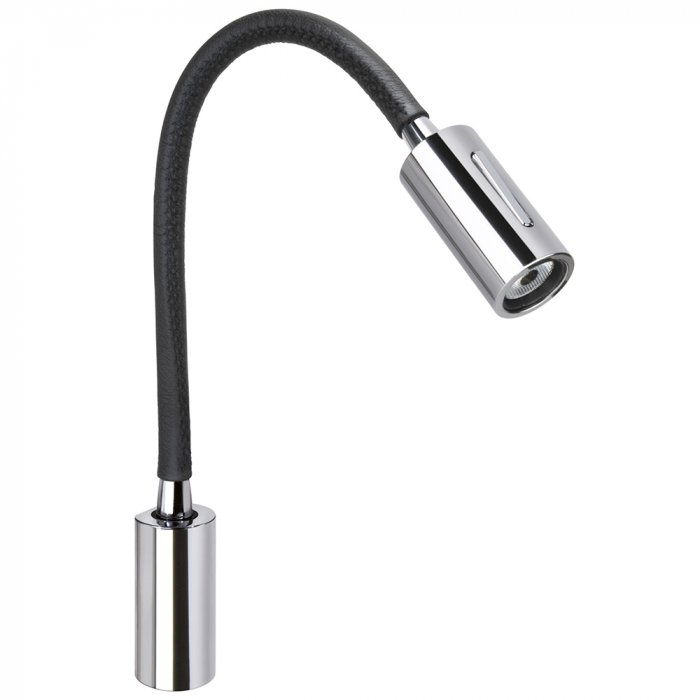 Quick Quick Audrey WL Wall Light w/USB & Switch Daylight Black Neopreme Chrome - $509.00 at Everest