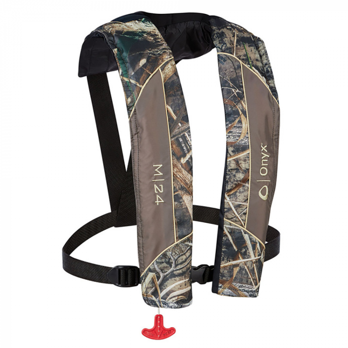 Onyx Outdoor Onyx M-24 Manual Inflatable Life Jacket - Realtree Max-5A(R) Camo - $179.99 at Everest