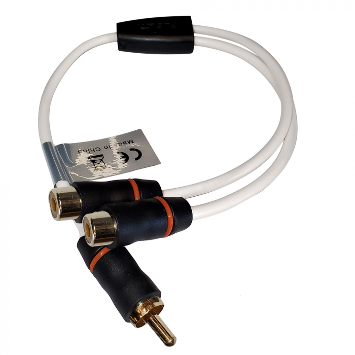 Fusion FUSION Standard RCA Cable Splitter - 1 Male to 2 Female - 1' - $6.99 at Everest