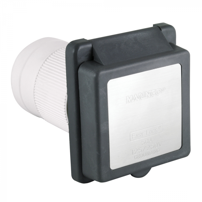 Marinco Marinco 50A 125/250V EL Inlet w/Enclosure - $135.26 at Everest