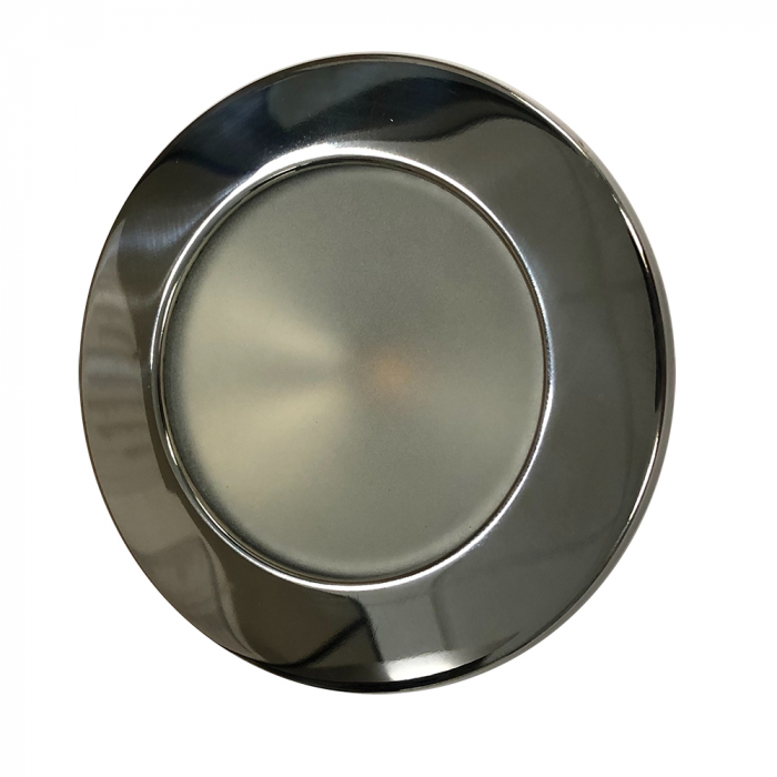 Lunasea Lighting Lunasea Gen 3 Indoor/Outdoor Recessed 3.5" LED Light - 2700K 85 CRI Dimmable COB LED - Warm White/Polished SS Bezel - $97.99 at Everest