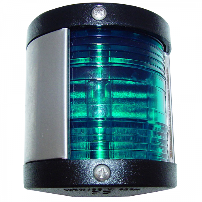 Aqua Signal Series 25 Starboard Side Mount Light - Black Housing