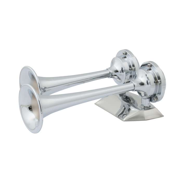 Marinco Marinco 12V Chrome Plated Dual Trumpet Mini Air Horn - $353.91 at Everest